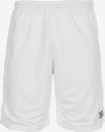 K1X Workout Pants 'Anti Gravity' in White: front