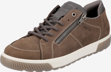 Rieker Athletic lace-up shoe in Brown: front