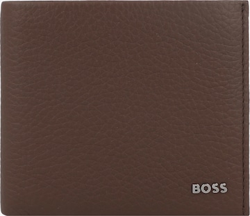 BOSS Wallet in Brown: front