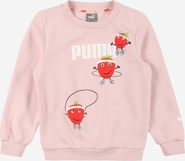 PUMA Sweatshirt 'Fruitmates' in Pink: front