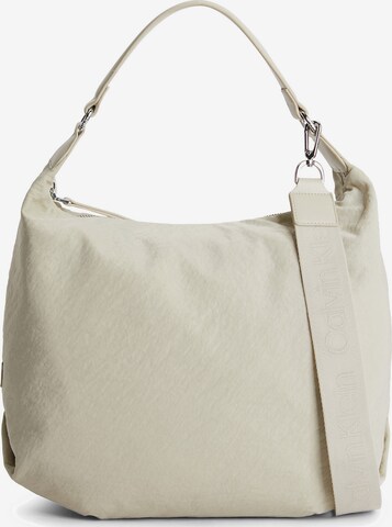Calvin Klein Shoulder Bag in Beige: front