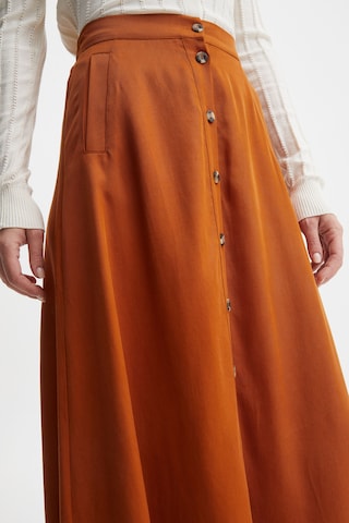 Fustă 'IRLENNI' de la Atelier Rêve pe maro