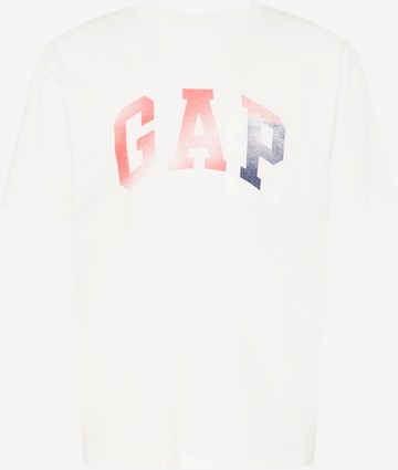 GAP Shirt in Wit: voorkant