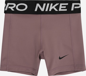 NIKE Skinny Παντελόνι φόρμας 'Leak Protection' σε γκρι: μπροστά