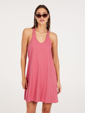 PROTEST Dress 'PRTFELINE' in Pink: front
