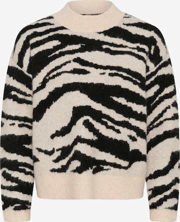 Pulover 'Sandra' de la Kaffe pe bej: față