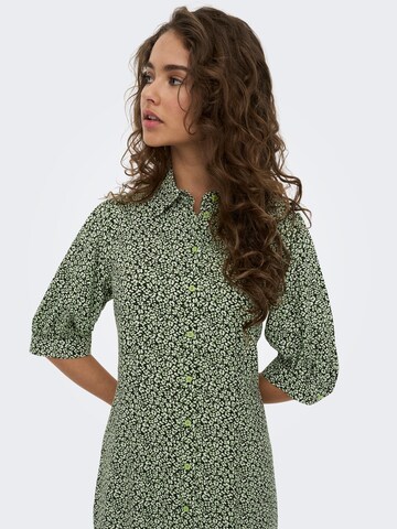 ONLY Košilové šaty 'PIPER' – zelená