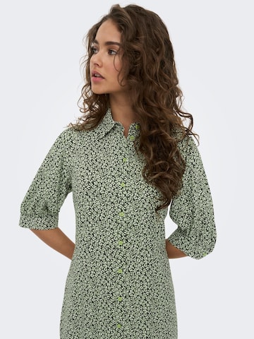 ONLY Košilové šaty 'PIPER' – zelená