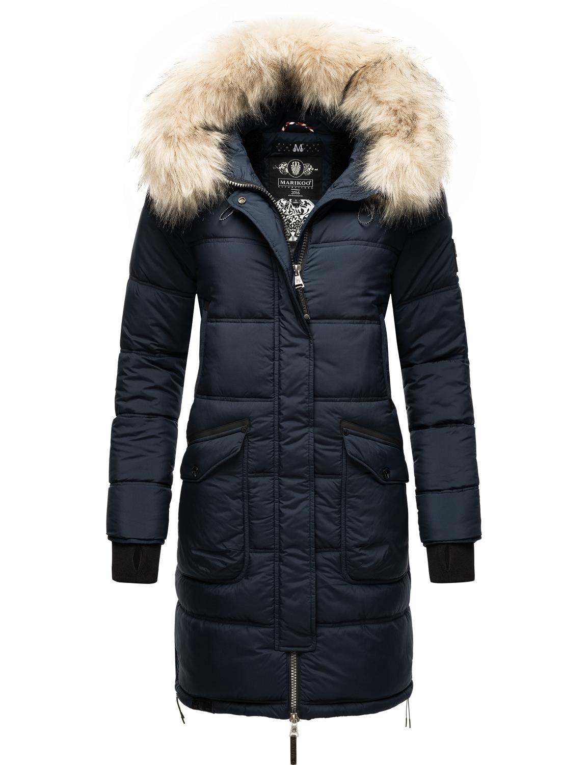 Abbigliamento CVjnY MARIKOO Cappotto invernale Chaskaa in Navy Abbigliamento CVjnY MARIKOO Cappotto invernale Chaskaa in Navy