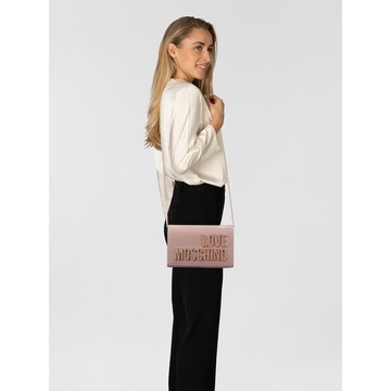 Sac à bandoulière 'Smart Daily' Love Moschino en rose : devant