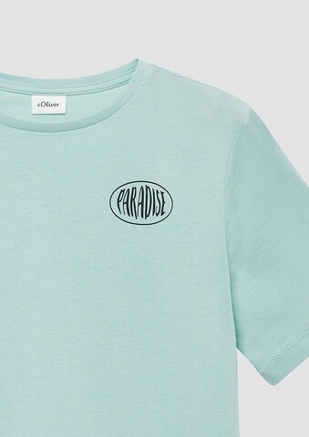 T-Shirt s.Oliver en bleu