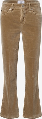 Cambio Boot cut Pants 'Paris' in Brown: front
