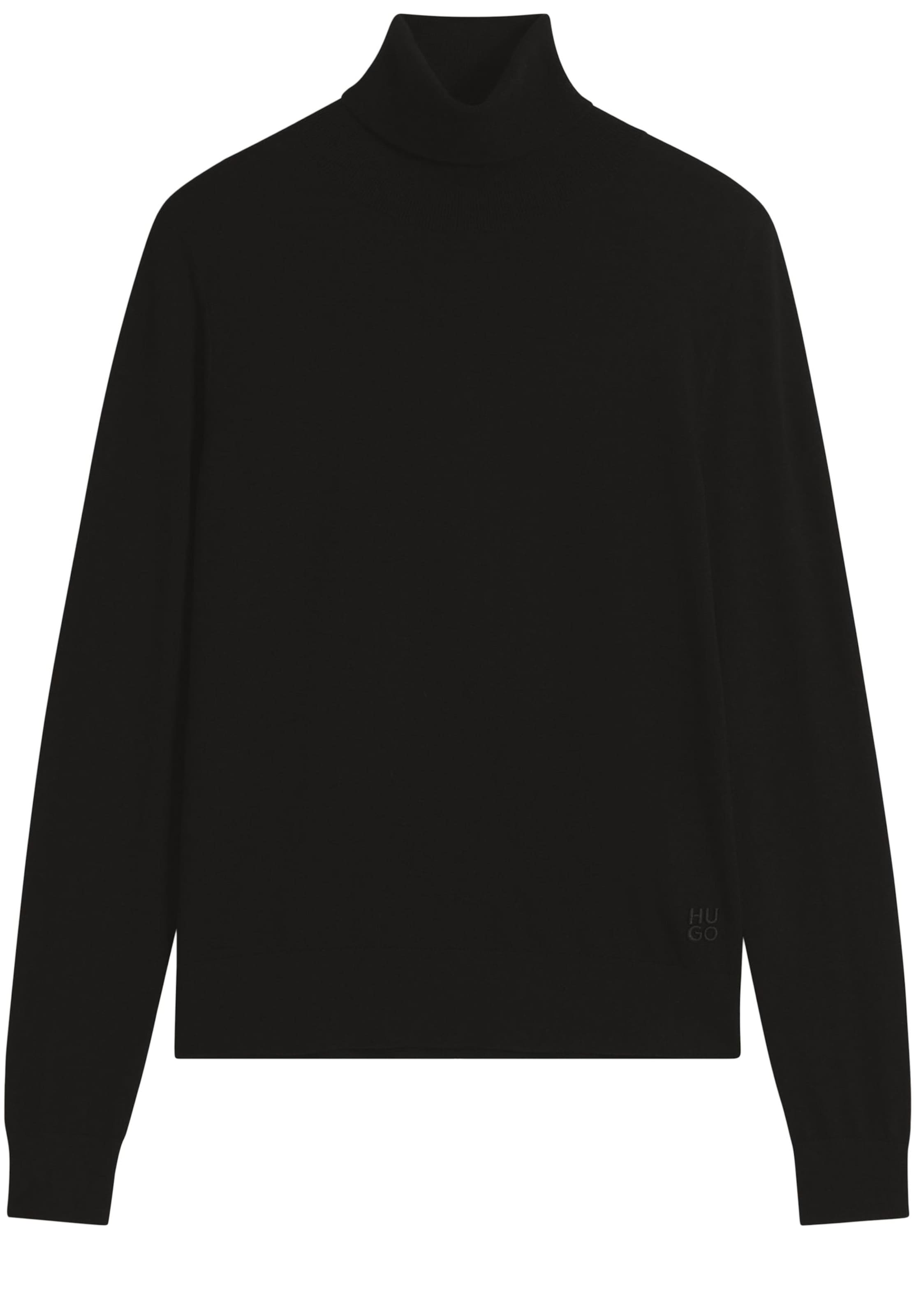 HUGO Pullover in Schwarz: Vorderseite