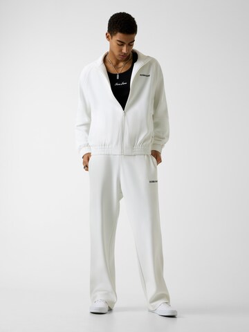 GUESS JEANS Sweatjacka i vit