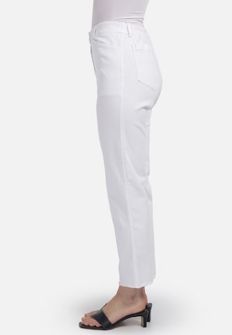 Coupe slim Pantalon HELMIDGE en blanc