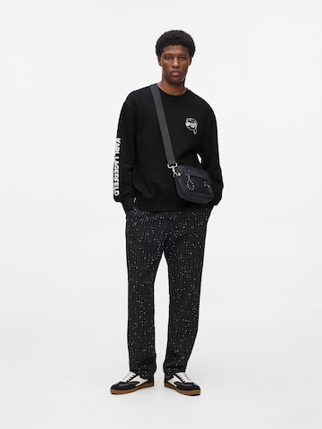 Karl Lagerfeld Bluzka sportowa 'Ikon' w kolorze czarny