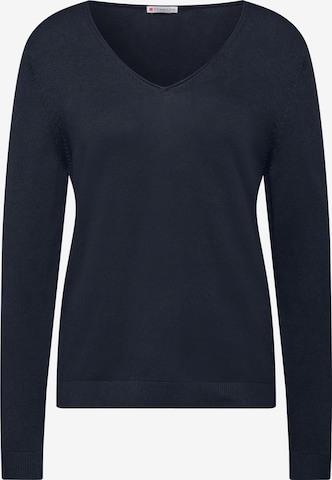 STREET ONE Sweater in Blue: front
