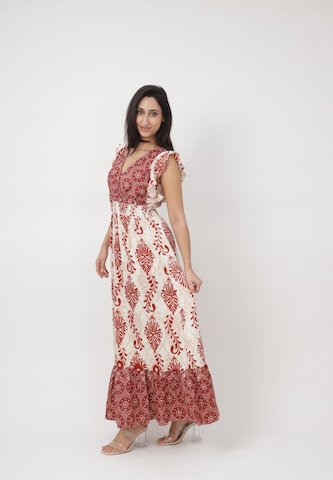 Elara Kjole i rød