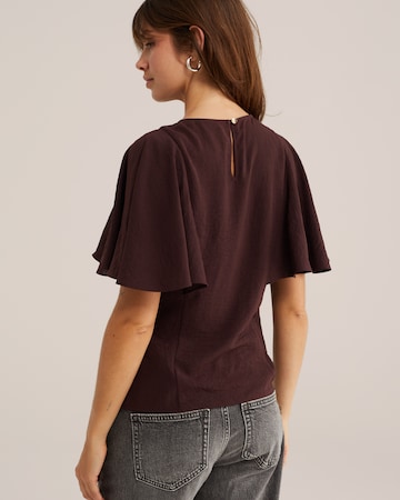 WE Fashion Blouse in Brown