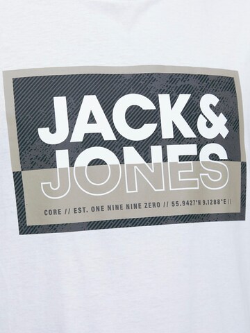 T-Shirt 'LOGAN' JACK & JONES en blanc