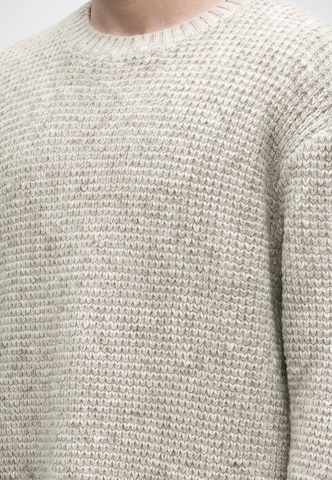 Abercrombie & Fitch Tröja 'ESSENTIAL' i grå: framsida