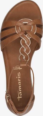 TAMARIS Strap sandal in Brown