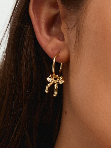 Boucles d'oreilles 'Cassian' Pilgrim en or : devant