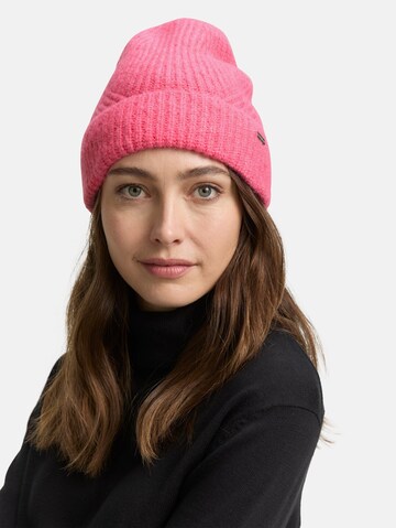 TOM TAILOR Muts in Roze: voorkant