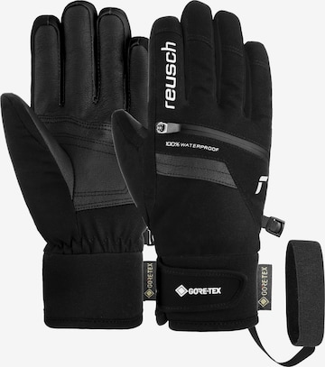 REUSCH Athletic Gloves 'Travis' in Black: front