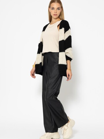 SASSYCLASSY Oversizestrickjacke‌‌‌‌‌‌‌‌‌ in Schwarz