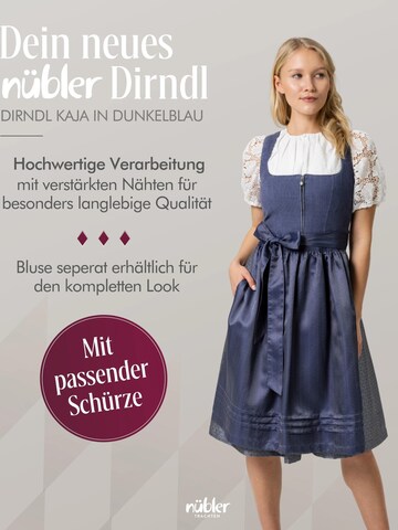 Trachtenhof Nübler Dirndl 'Dirndl mini Kaja' in Blue