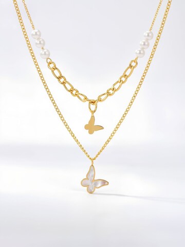 Nemomatheo Necklace 'Mariposa' in Gold