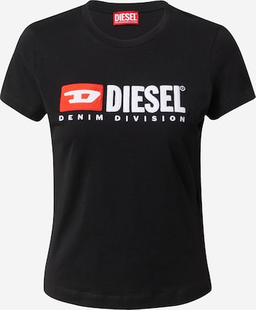 melns DIESEL T-Krekls: no priekšpuses