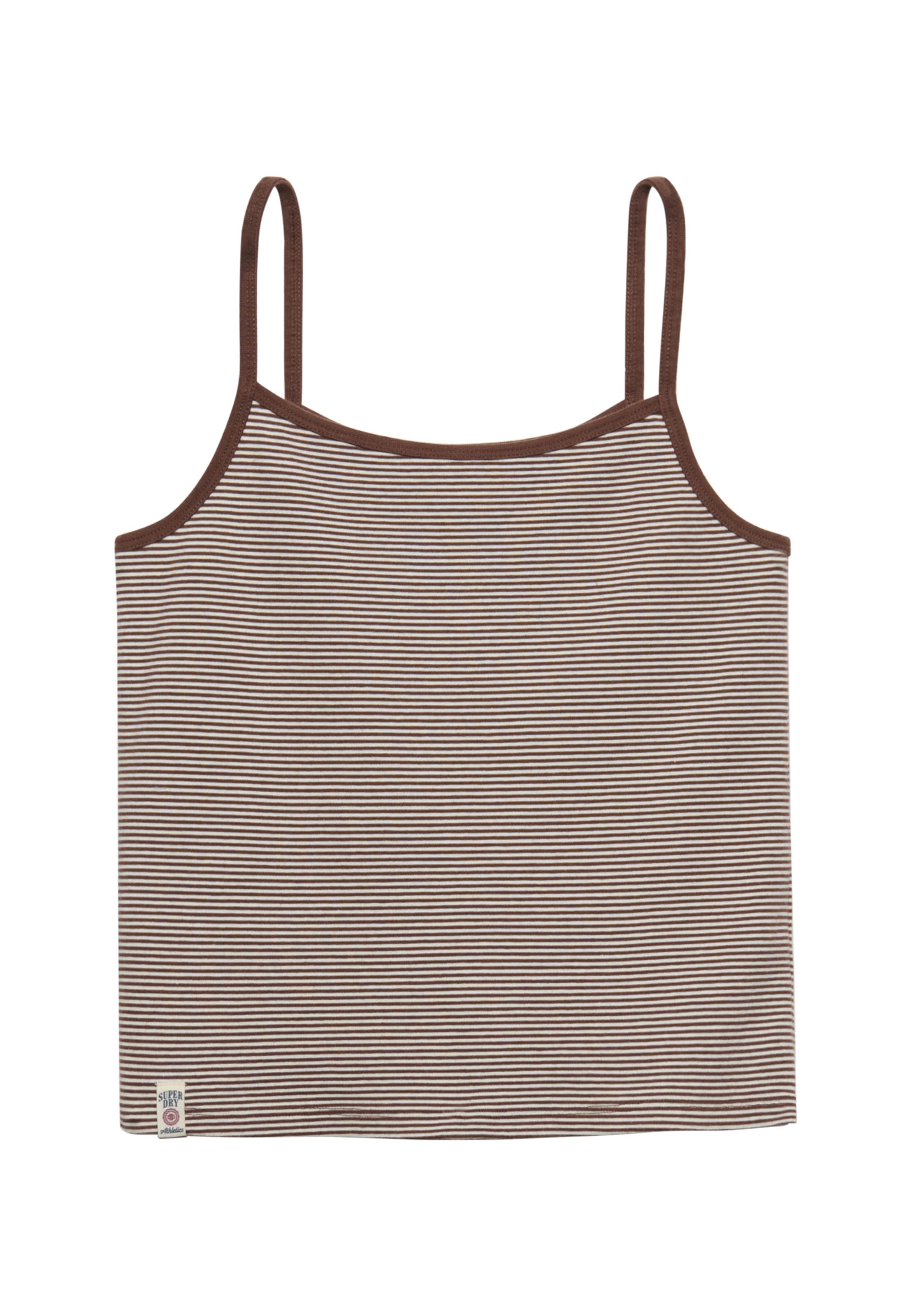 Superdry & Co Top 'Athletic Essentials' in Braun: Vorderseite