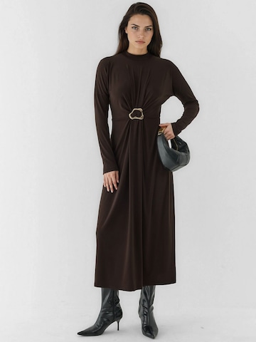 Hiccup Dress in Brown