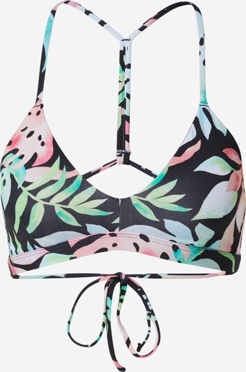Hurley Athletic Bikini Top in Light blue / Green / Pink / Black, Item view