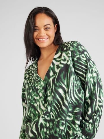 ONLY Carmakoma Blouse 'JADA' in Green