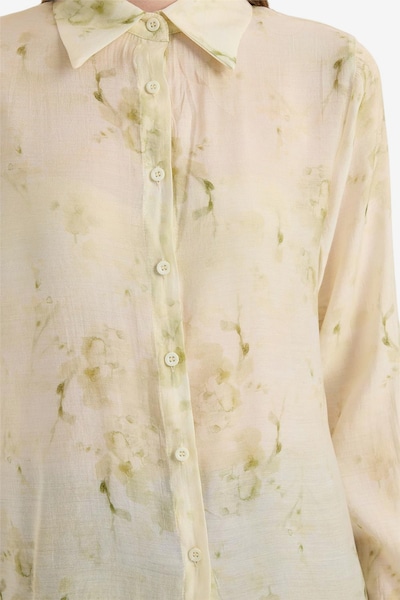 HOME STORE Bluse in creme / hellgrün, Produktansicht