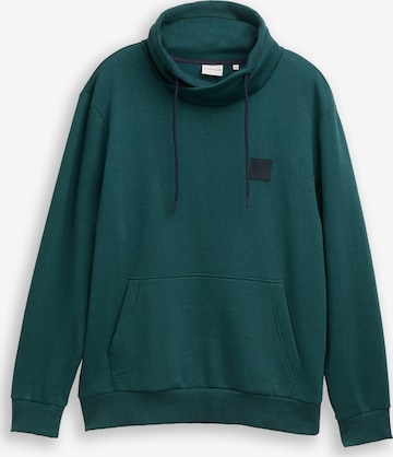 TOM TAILOR - Sweatshirt em verde: frente