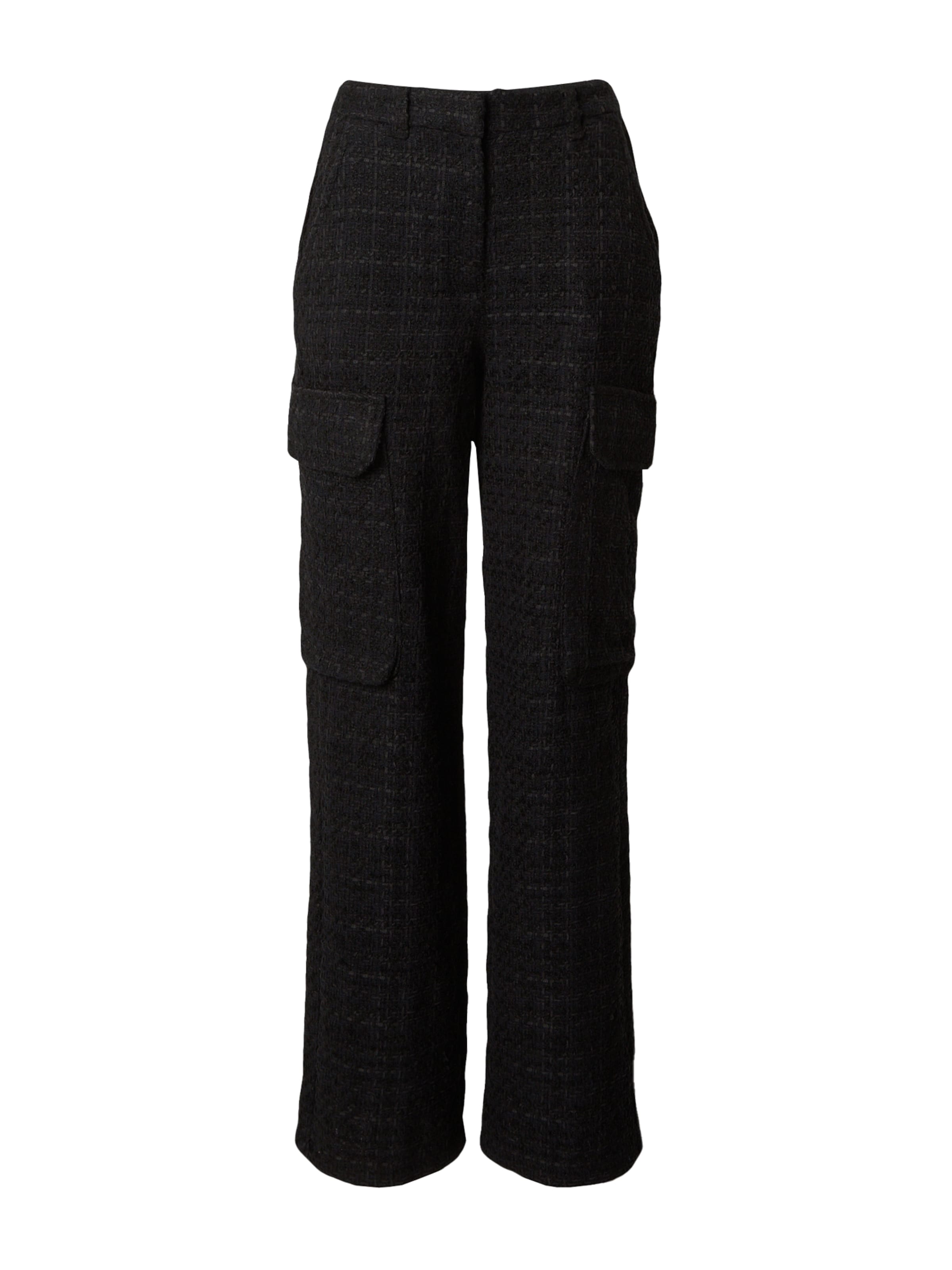 EDITED Regular Byxa 'Thordis' i svart: framsida