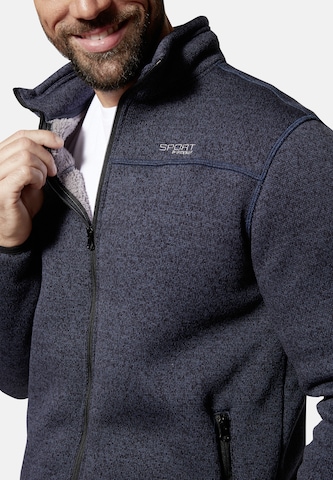Stooker Men Fleece Jacket in Blue