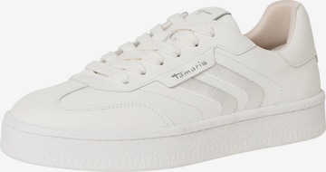 Sneaker bassa di Tamaris in bianco: frontale