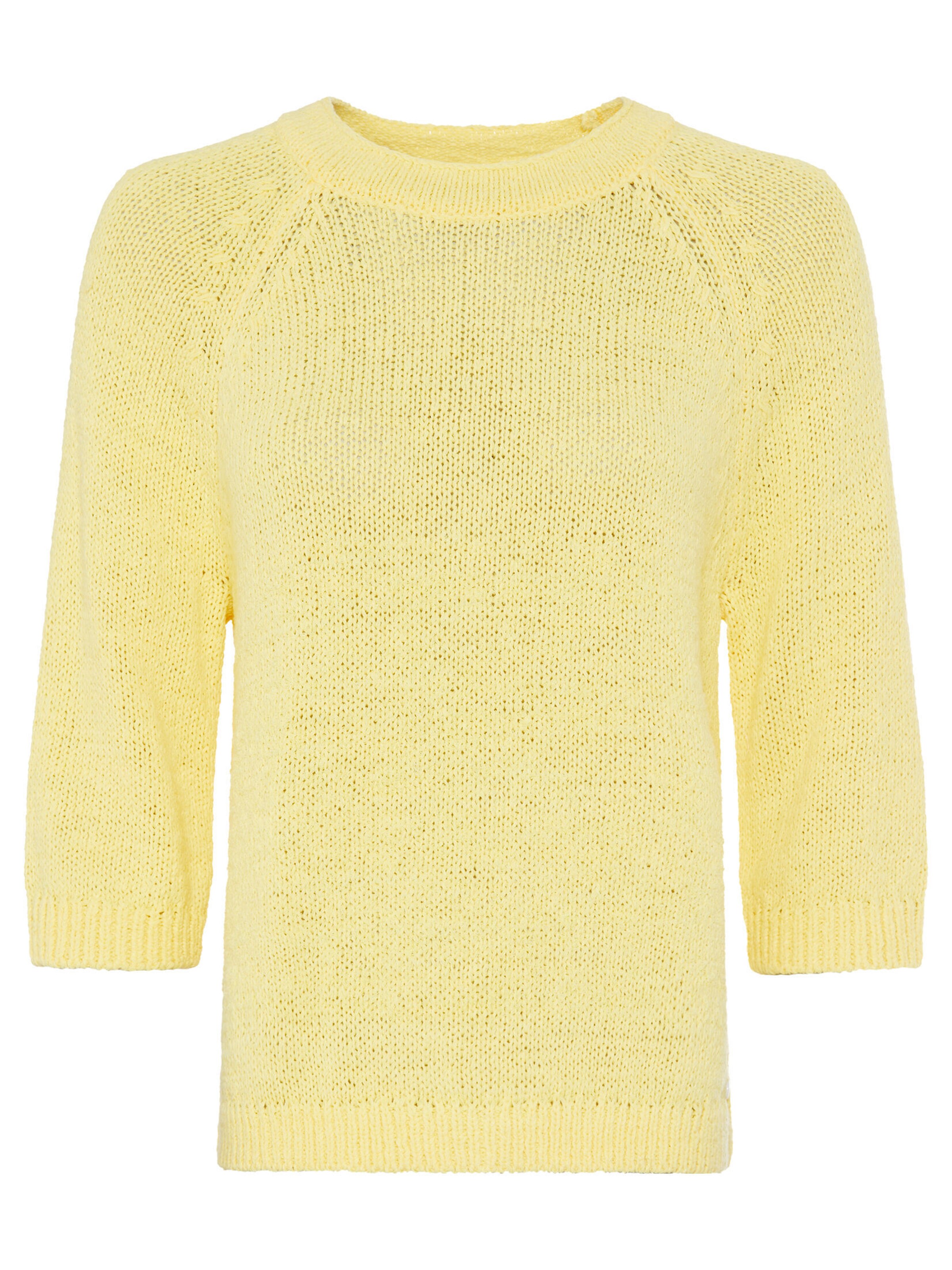 Pull-over Olsen en jaune : devant