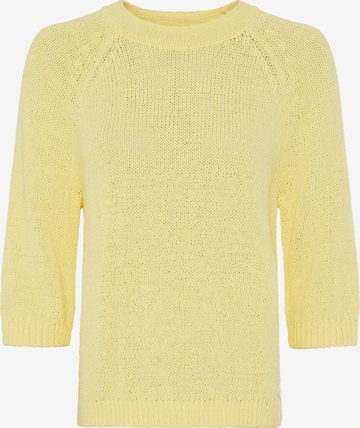Pull-over Olsen en jaune : devant