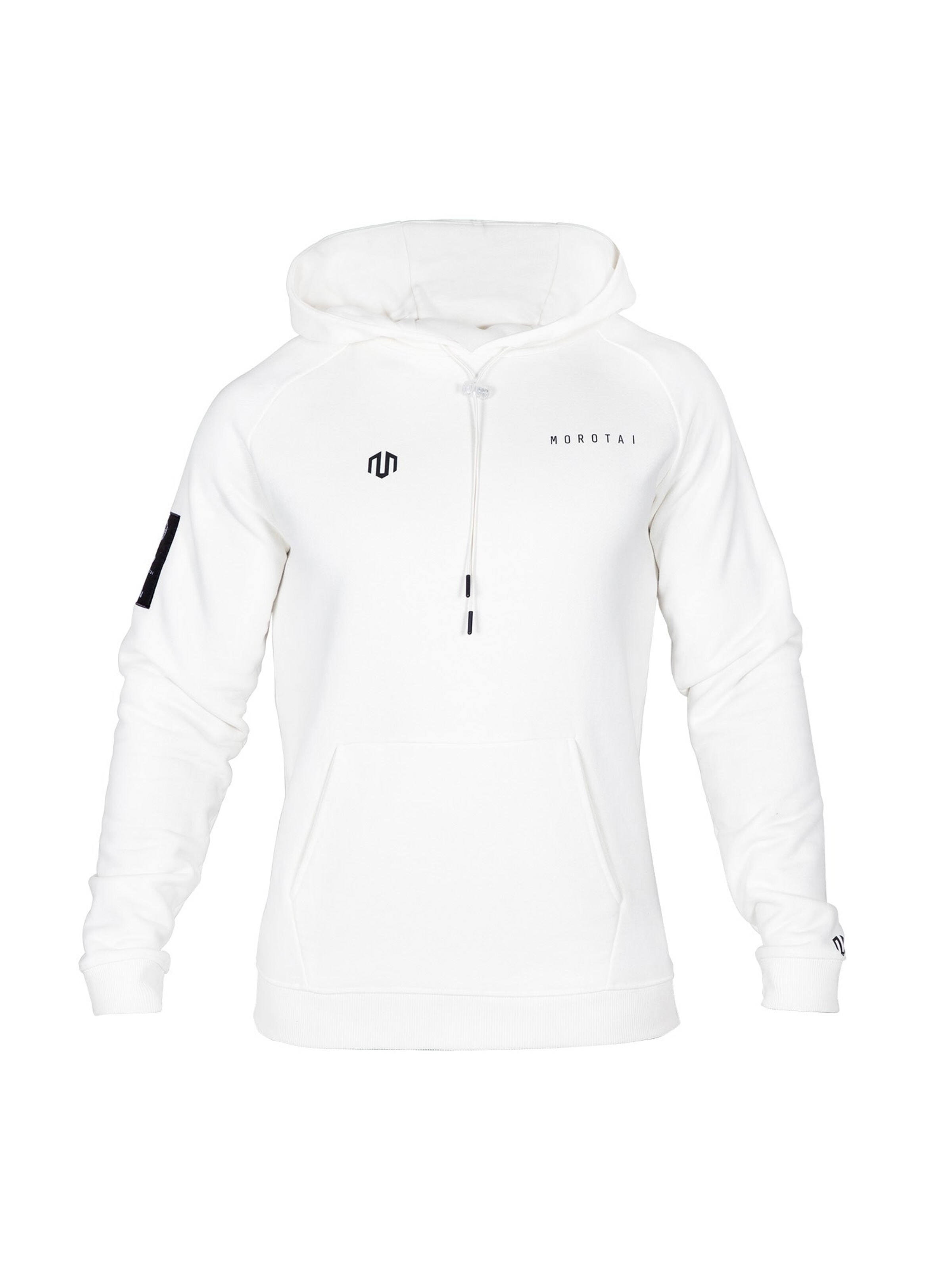 MOROTAI Sport sweatshirt 'Paris' i vit: framsida