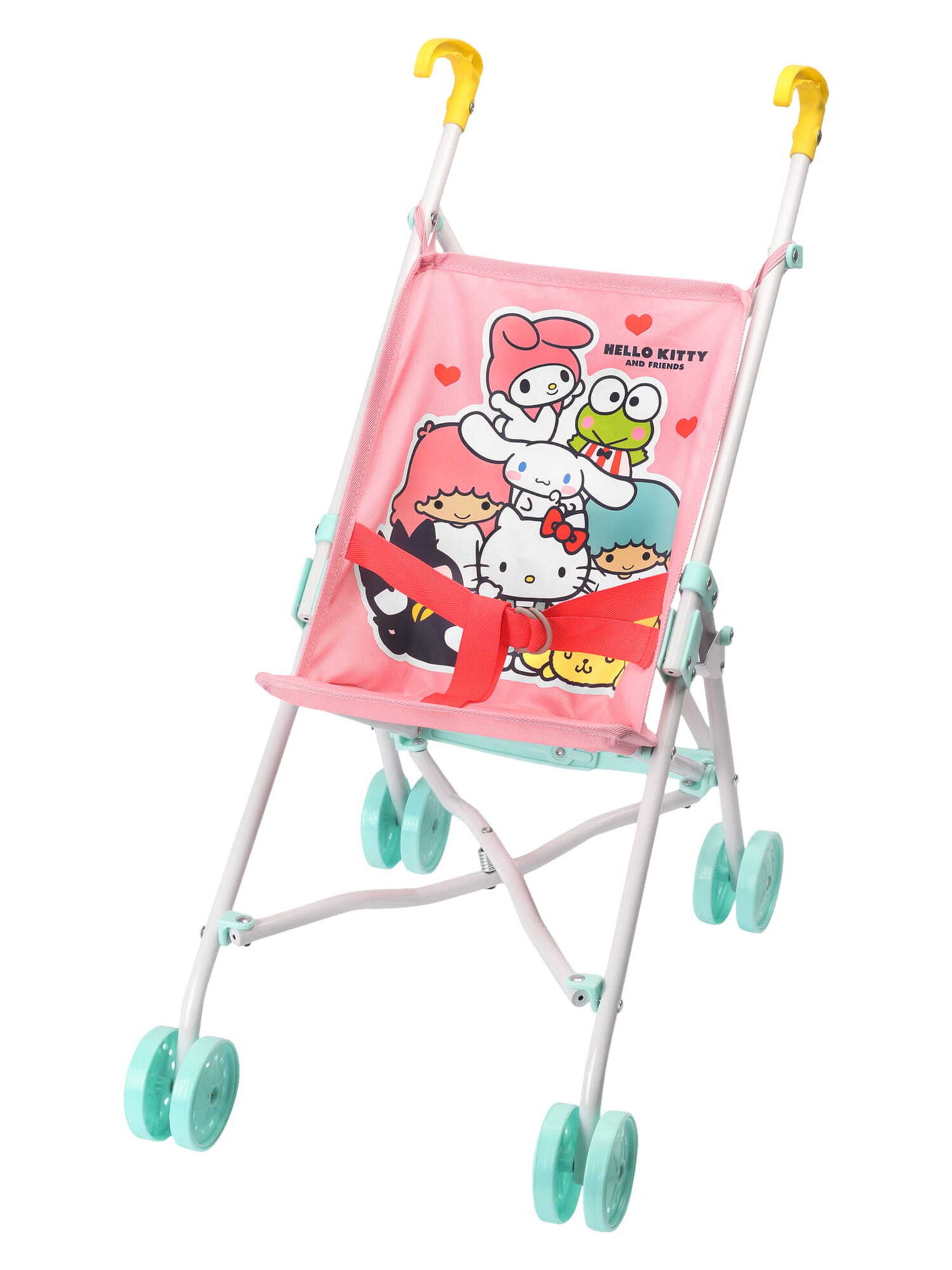 HELLO KITTY Puppenwagen in Pink: Vorderseite