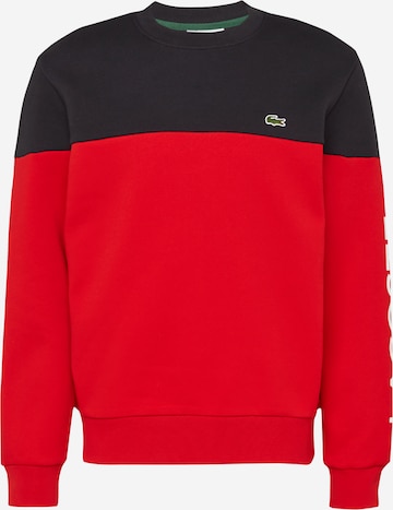 LACOSTE Sweatshirt in Rot: predná strana