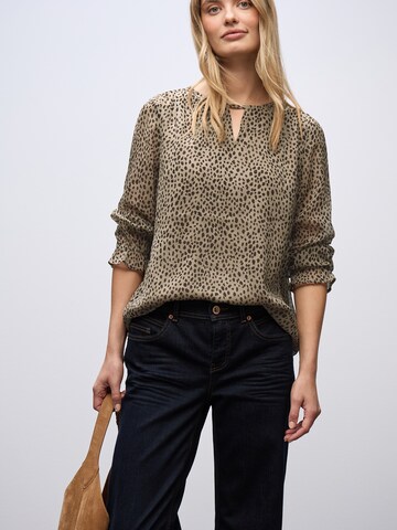 STREET ONE Μπλούζα σε μπεζ: μπροστά