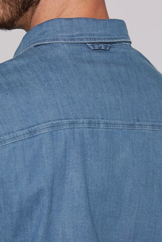 CAMP DAVID Regular fit Button Up Shirt in Blue