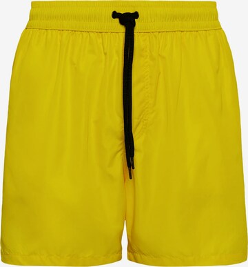 Shorts de bain Boggi Milano en jaune : devant